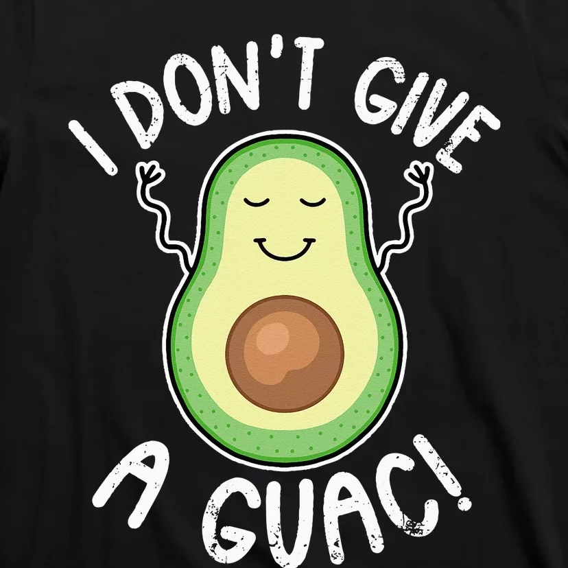 Funny Avocado I Don't Give A Guac Vegan T-Shirt