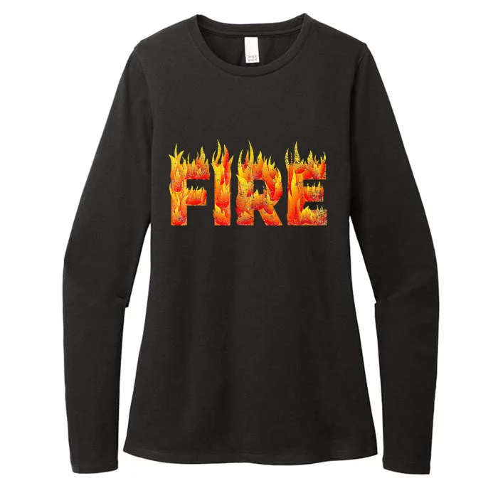 Fire and Ice Halloween Family Costume Womens CVC Long Sleeve Shirt