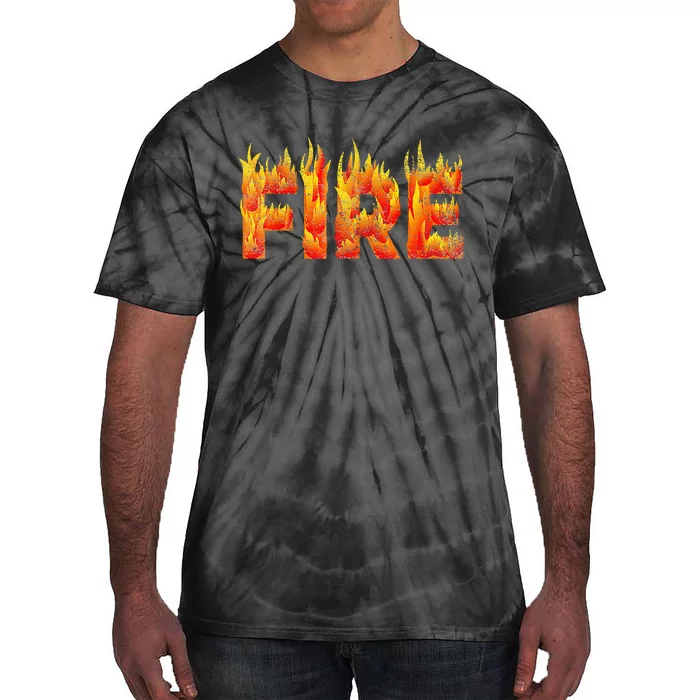 Fire and Ice Halloween Family Costume Tie-Dye T-Shirt