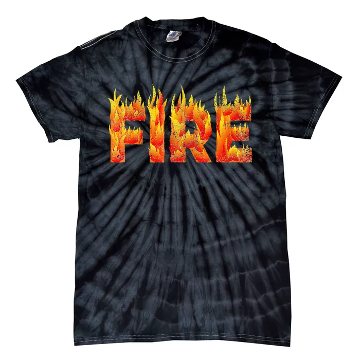 Fire and Ice Halloween Family Costume Tie-Dye T-Shirt