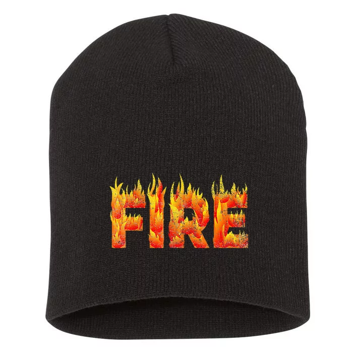 Fire and Ice Halloween Family Costume Short Acrylic Beanie