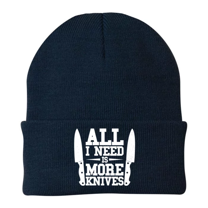 Funny All I Need Is More Knives Knit Cap Winter Beanie