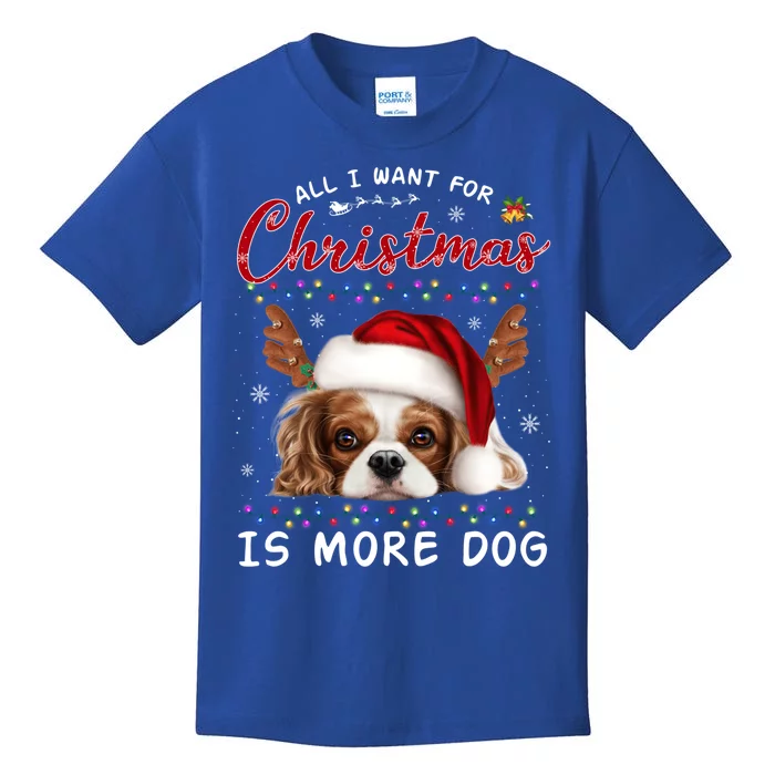 Funny All I Want For Christmas Is More Dog Lover Pajama Cute Gift Kids T-Shirt