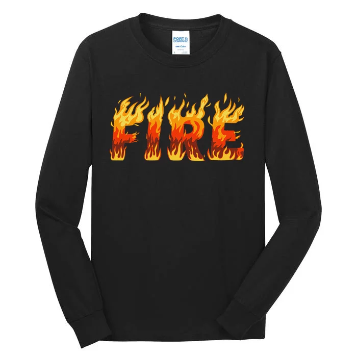 Fire And Ice Last Minute Halloween Matching Couple Costume Gift Tall Long Sleeve T-Shirt