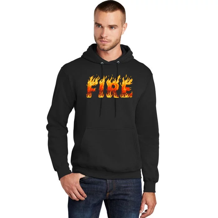 Fire And Ice Last Minute Halloween Matching Couple Costume Gift Tall Hoodie