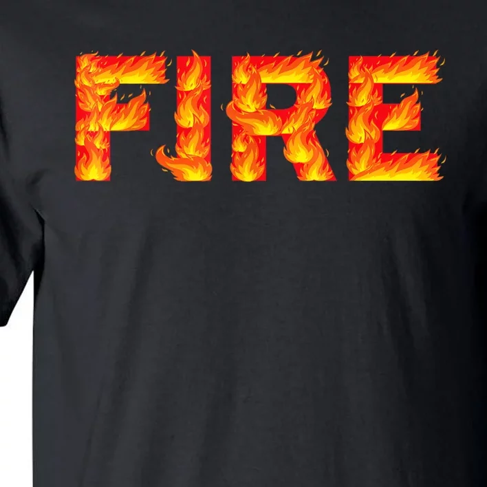 Fire And Ice Last Minute Halloween Matching Couple Costume Tall T-Shirt