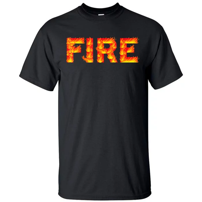 Fire And Ice Last Minute Halloween Matching Couple Costume Tall T-Shirt