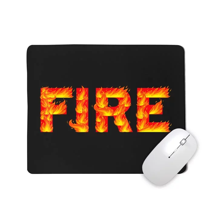 Fire And Ice Last Minute Halloween Matching Couple Costume Mousepad