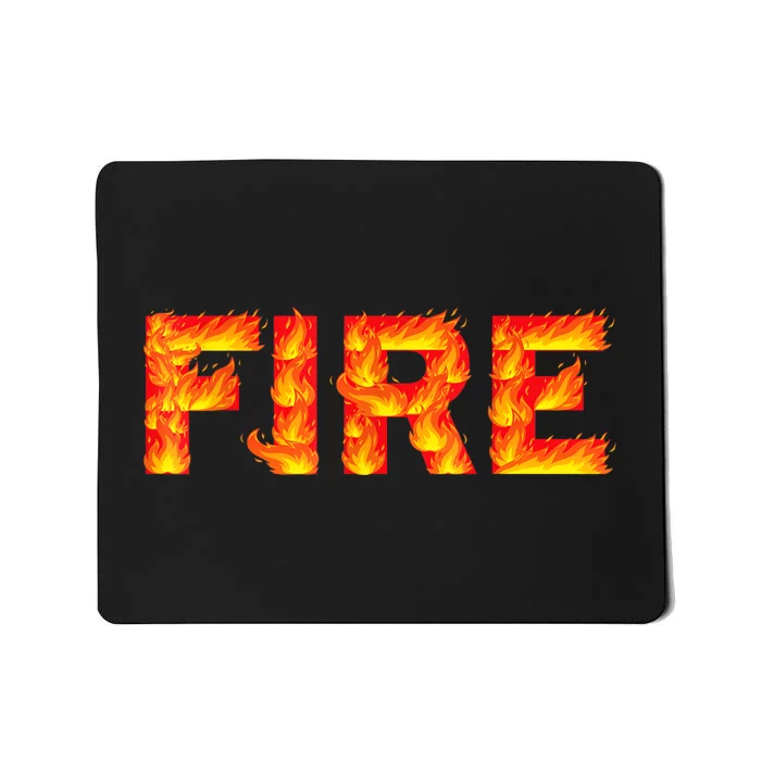 Fire And Ice Last Minute Halloween Matching Couple Costume Mousepad