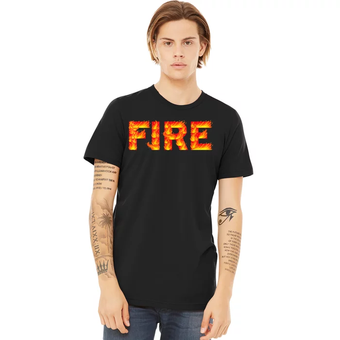 Fire And Ice Last Minute Halloween Matching Couple Costume Premium T-Shirt