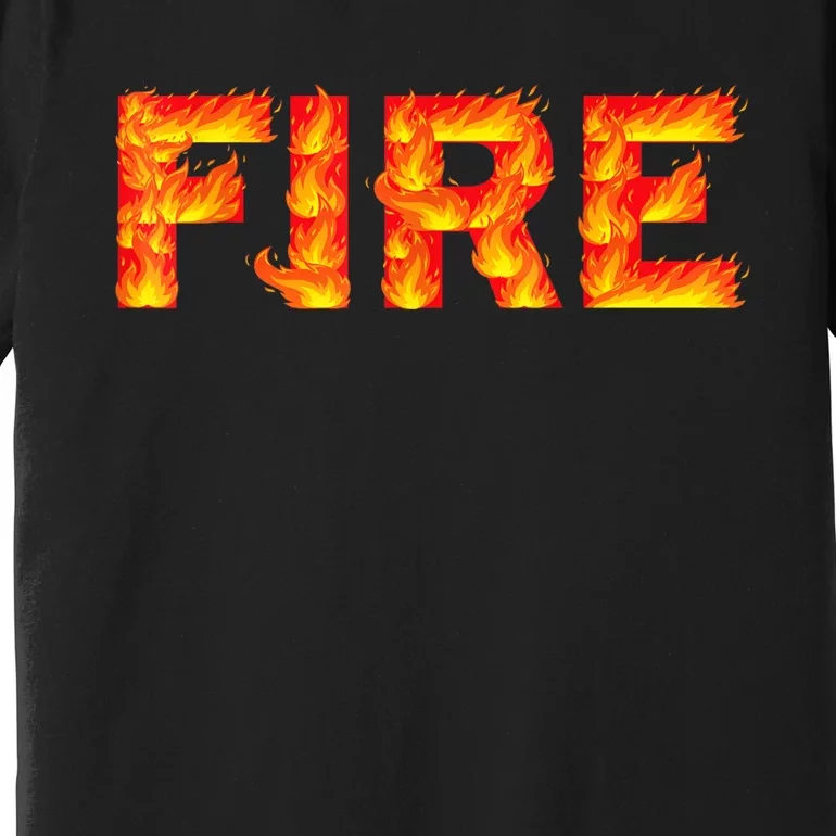 Fire And Ice Last Minute Halloween Matching Couple Costume Premium T-Shirt