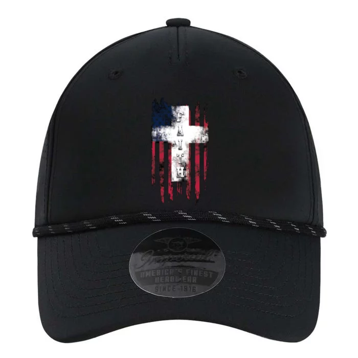 Faith American Flag Cross Performance The Dyno Cap