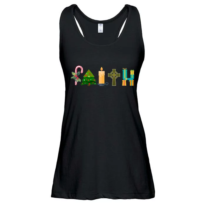 FAITH Christmas Spirit Ladies Essential Flowy Tank