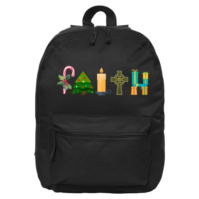 FAITH Christmas Spirit 16 in Basic Backpack