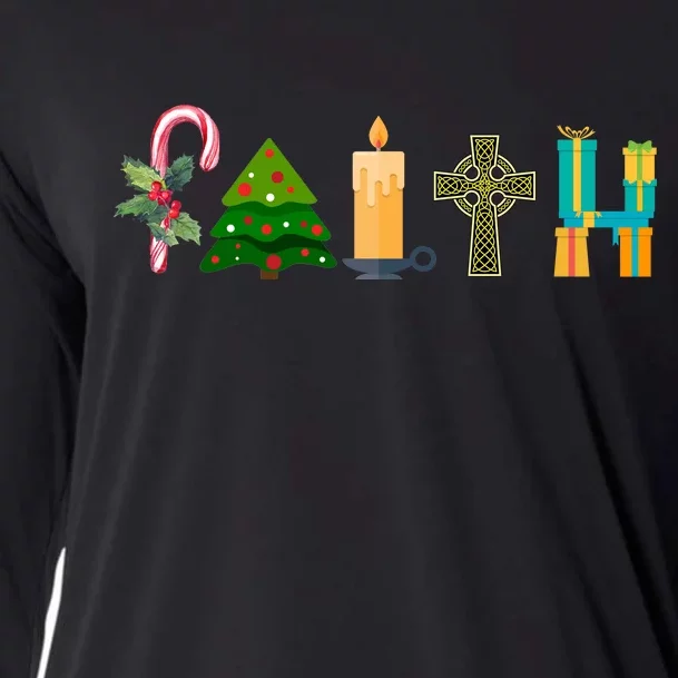 FAITH Christmas Spirit Cooling Performance Long Sleeve Crew