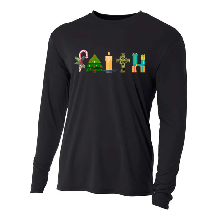 FAITH Christmas Spirit Cooling Performance Long Sleeve Crew