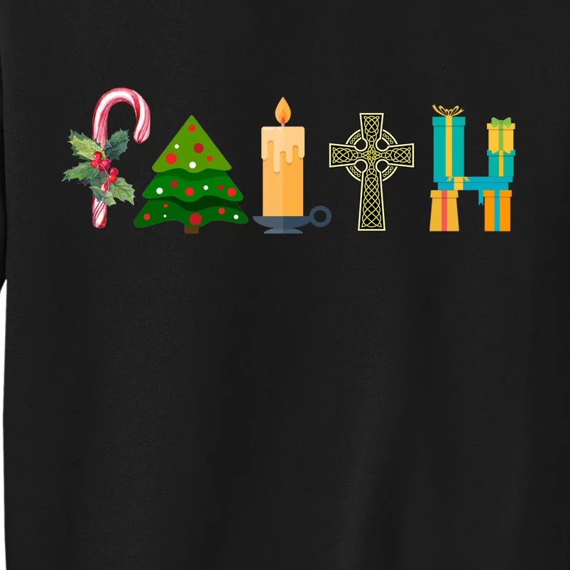 FAITH Christmas Spirit Tall Sweatshirt