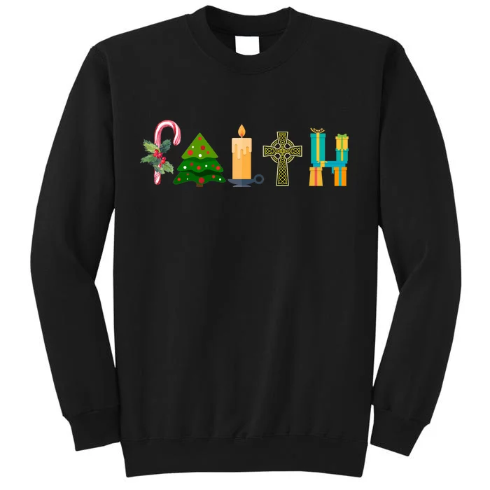 FAITH Christmas Spirit Tall Sweatshirt