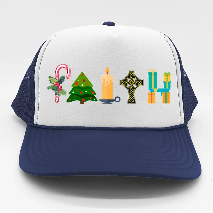 FAITH Christmas Spirit Trucker Hat