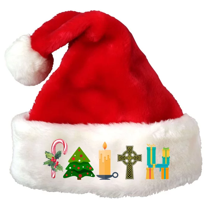 FAITH Christmas Spirit Premium Christmas Santa Hat