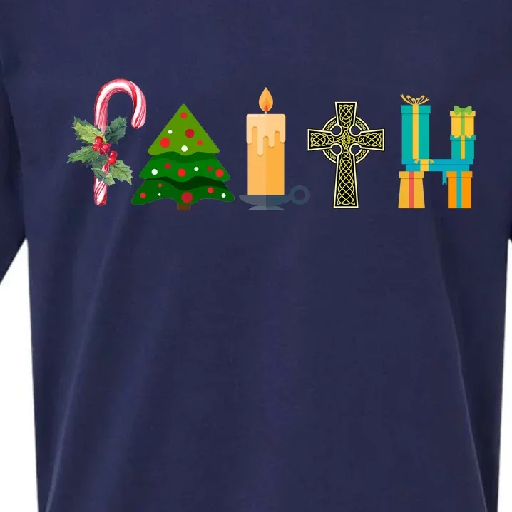 FAITH Christmas Spirit Sueded Cloud Jersey T-Shirt