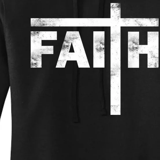 Faith Cross Logo Women's Pullover Hoodie