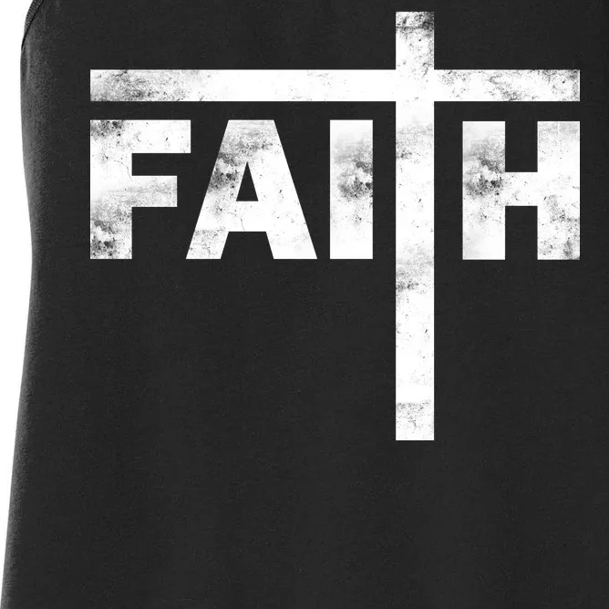 Faith Cross Logo Women's Racerback Tank