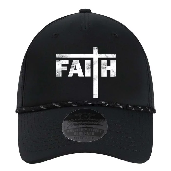 Faith Cross Logo Performance The Dyno Cap