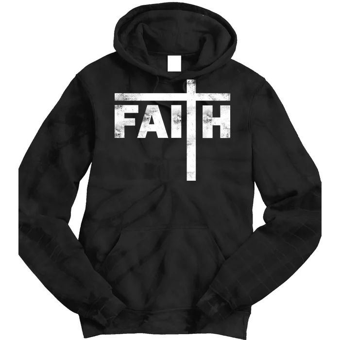 Faith Cross Logo Tie Dye Hoodie