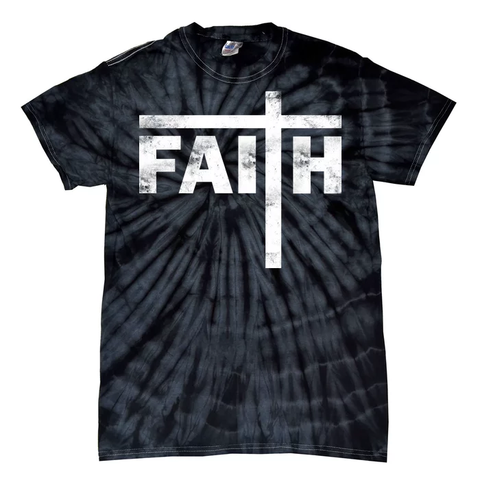 Faith Cross Logo Tie-Dye T-Shirt