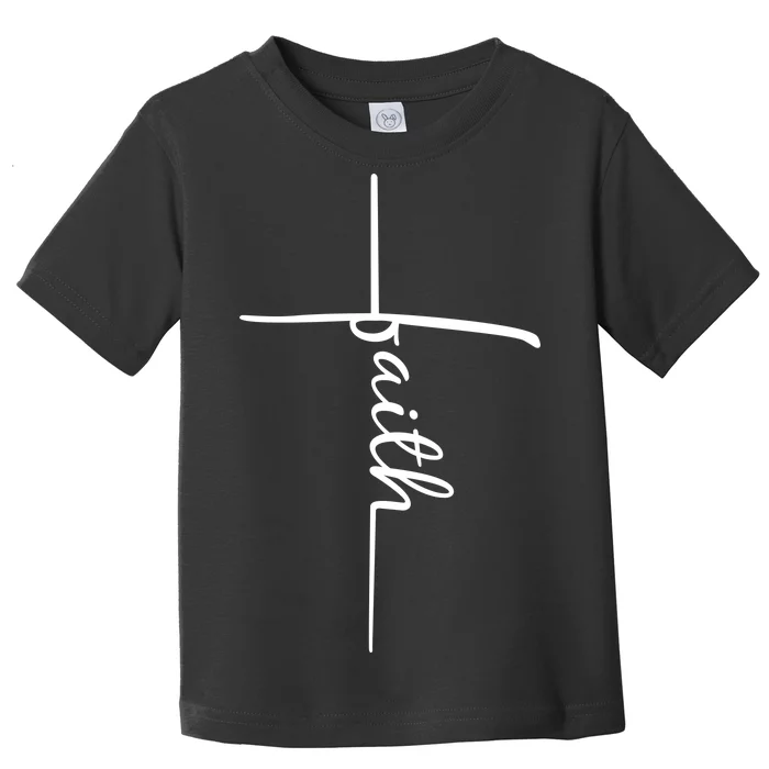 Faith Cross Symbol Toddler T-Shirt