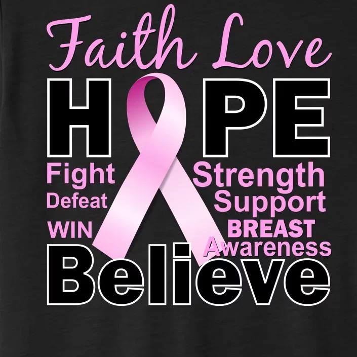 Faith Hope Breast Cancer Awareness ChromaSoft Performance T-Shirt