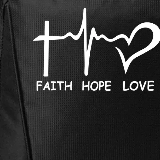 Faith Hope Love City Backpack