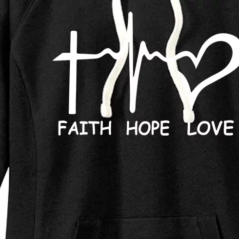 Faith Hope Love Women's Fleece Hoodie