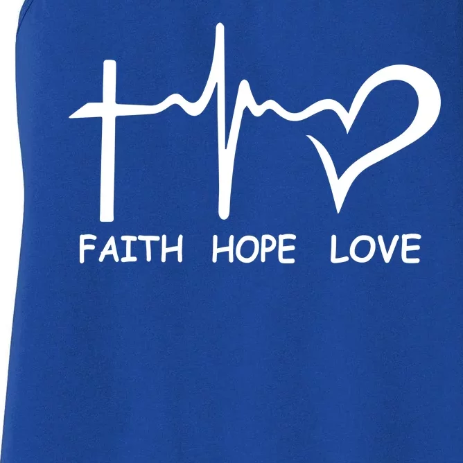 Faith Hope Love Women's Racerback Tank