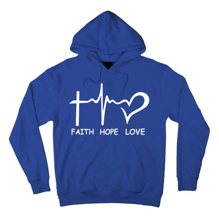 Faith Hope Love Tall Hoodie