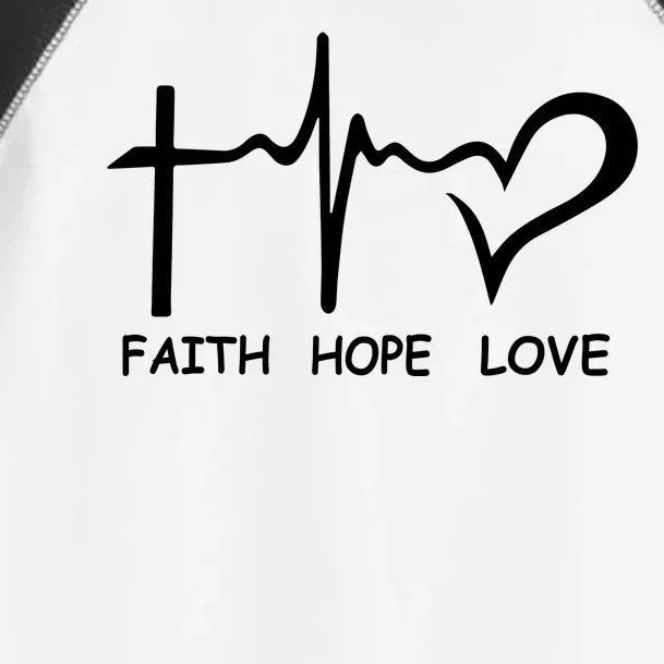 Faith Hope Love Toddler Fine Jersey T-Shirt