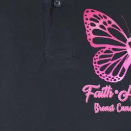 Faith Hope Love Breast Cancer Awareness Butterflies Softstyle Adult Sport Polo