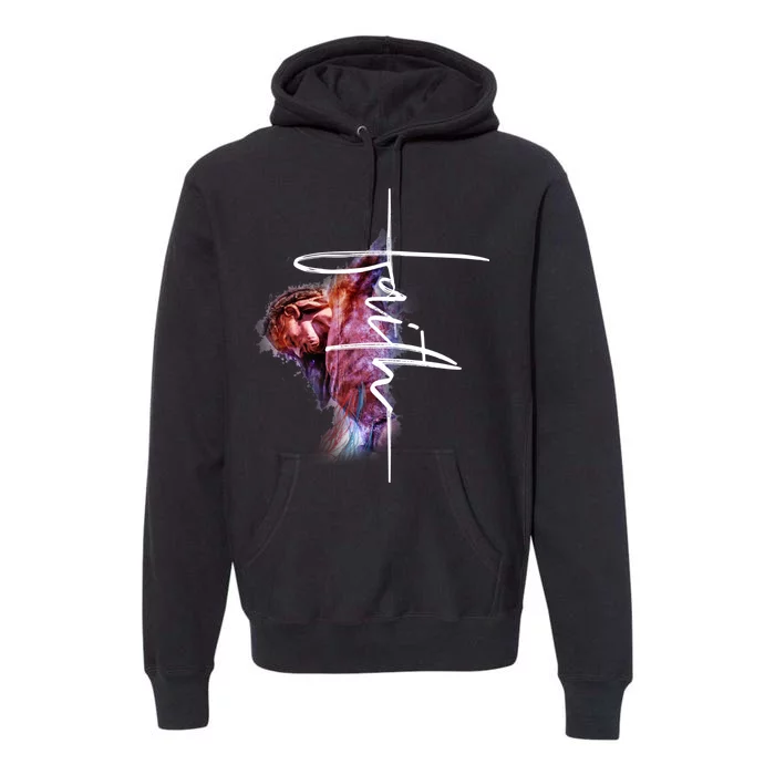 Faith In Jesus Premium Hoodie