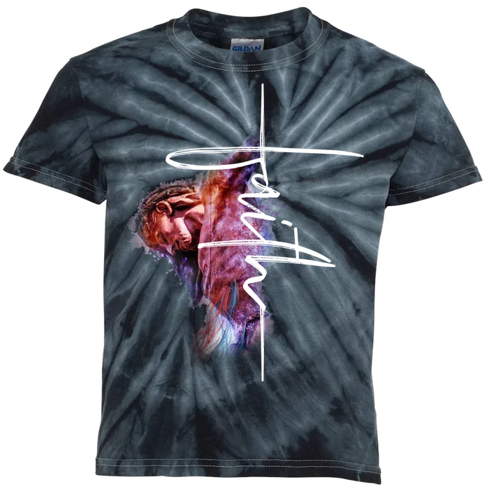 Faith In Jesus Kids Tie-Dye T-Shirt