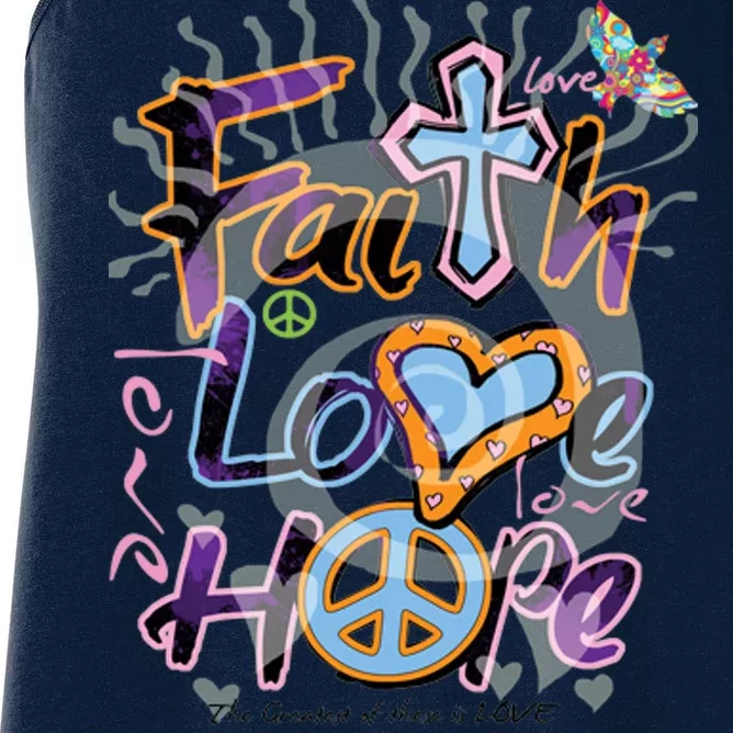 Faith Love Hope Women's Racerback Tank