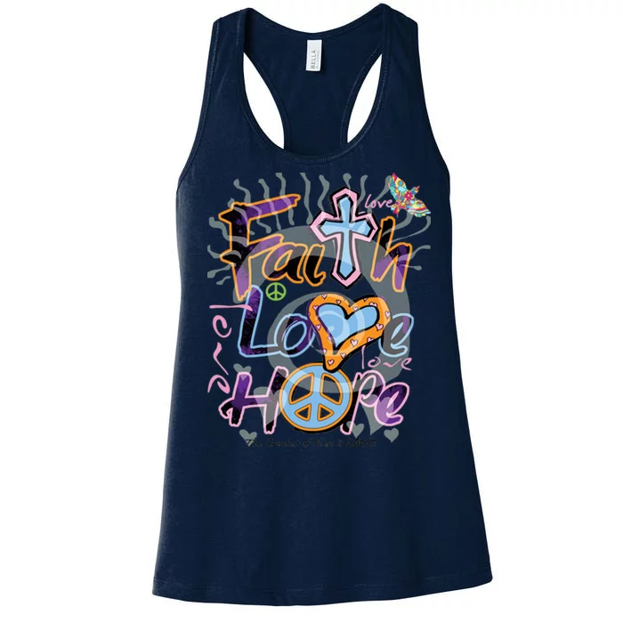 Faith Love Hope Women's Racerback Tank