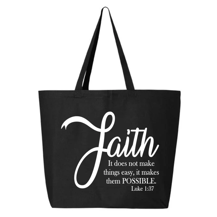 Faith Makes Things Possible 25L Jumbo Tote