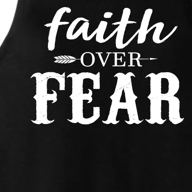 Faith Over Fear Ladies Tri-Blend Wicking Tank