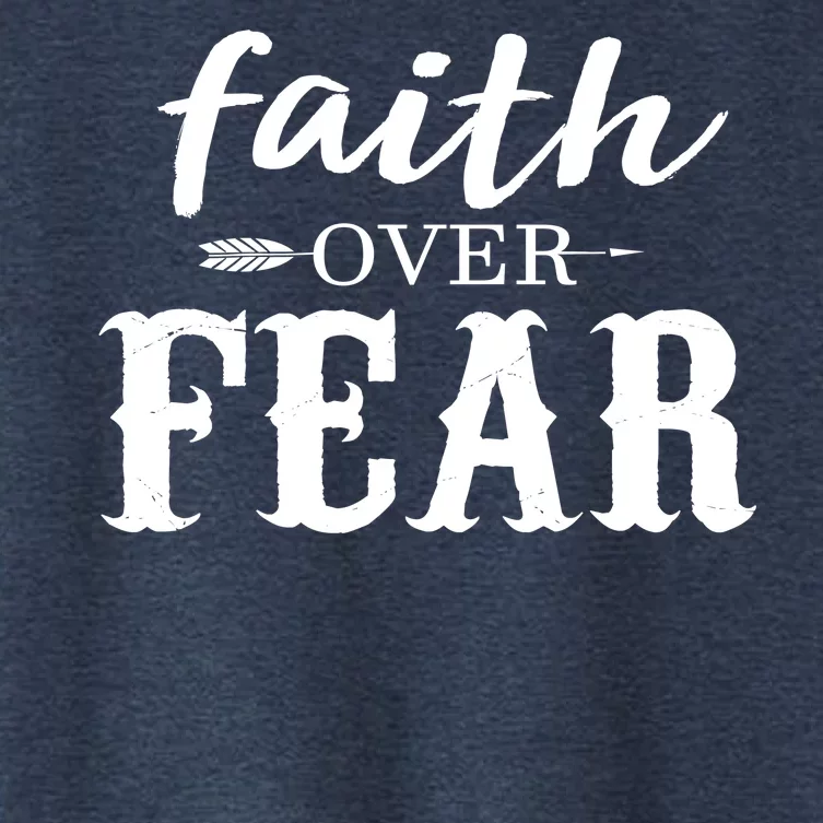 Faith Over Fear Women's Crop Top Tee