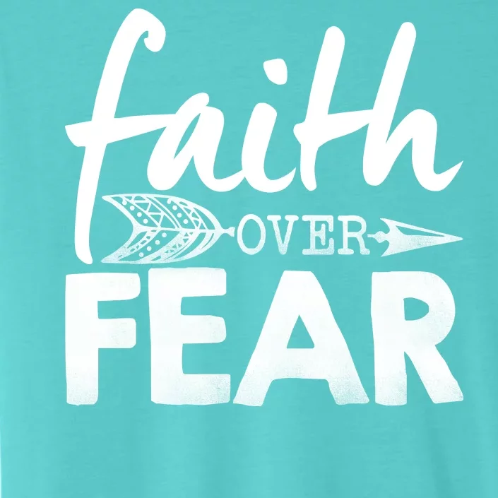 Faith Over Fear Christian Arrow ChromaSoft Performance T-Shirt