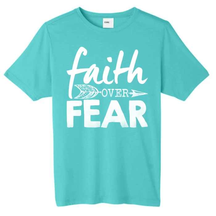 Faith Over Fear Christian Arrow ChromaSoft Performance T-Shirt