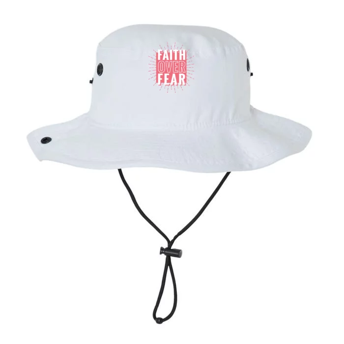 Faith Over Fear Cute Christian Quote Legacy Cool Fit Booney Bucket Hat