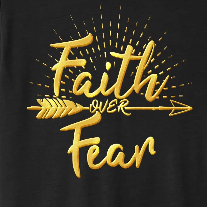 Faith Over Fear Gold Limited Edition ChromaSoft Performance T-Shirt