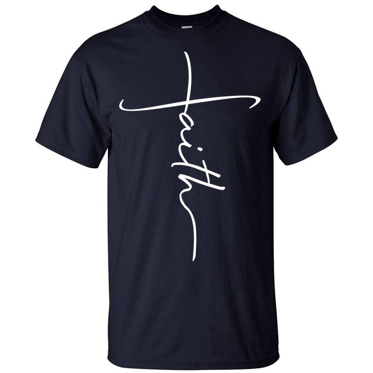 Faith Simple Script Logo Tall T-Shirt